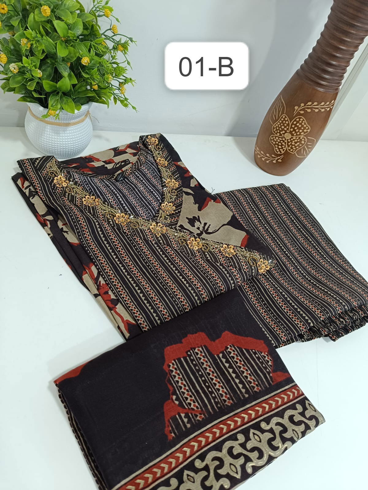 K Shingar 01 Modal Chanderi Designer Kurtis With Bottom Dupatta Wholesale Price In Surat